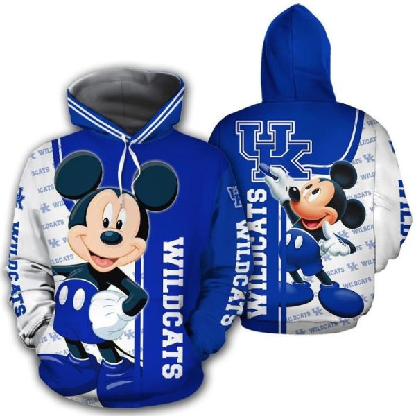 Kentucky Wildcats Mickey Hoodie Genxprint