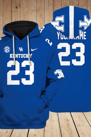 Kentucky Wildcats football NCAA Custom 3D Hoodie PT Genxprint