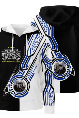 Kenworth Truck 3D All Over Print Hoodie Zip-Up Hoodie Genxprint