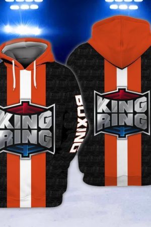 King Ring Boxing For Men And Women 3d Hoodie Zip Hoodie Genxprint