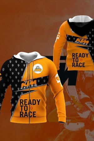 Ktm Factory Racing F1 8k80 Fan Gift 3d Zip Hoodie Ii Genxprint