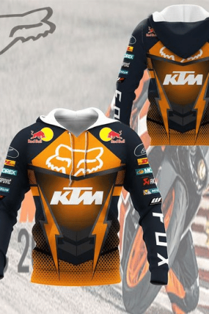 Ktm Racing X Fox Racing 2 Fan Gift 3d Hoodie Genxprint