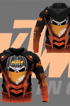 Ktm Sportmotorcycle Ag Shirt Fan Gift 166 Stylist Unisex 3d Hoodie Zip Hoodie Genxprint