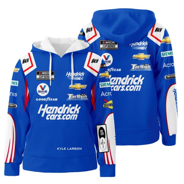 Kyle Larson Hendrick Cars 3D All Over Print Hoodie Zip-Up Hoodie Genxprint
