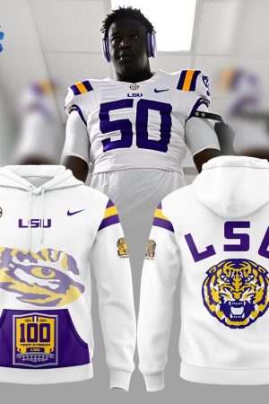 LSU Tigers Celebration 100 Years LSU Stadium Hoodie Genxprint