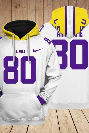 LSU Tigers football NCAA Custom 3D Hoodie PT Genxprint