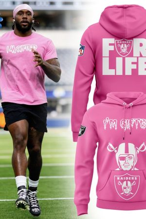 Las Vegas Raiders 2024 NFL Crucial Catch Club Nike Pink Hoodie Genxprint