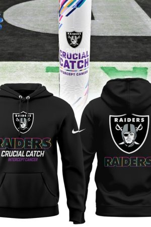 Las Vegas Raiders 2024 NFL Crucial Catch Hoodie Genxprint