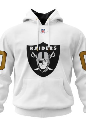 Las Vegas Raiders Custom Name and Number Hoodie Genxprint