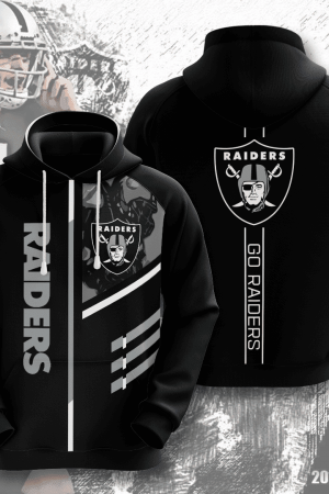 Las Vegas Raiders Hoodie Zip Hoodie Genxprint