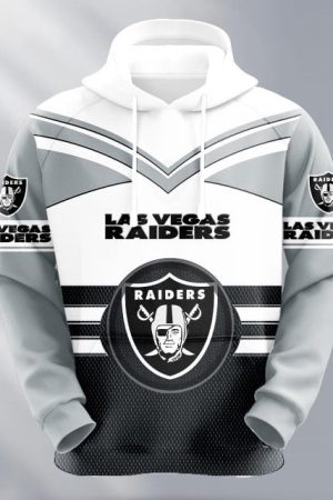 Las Vegas Raiders Logo NFL 3D Hoodie Style Genxprint