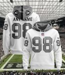 Las Vegas Raiders Personalized Name And Number NFL 3D Hoodie Style Genxprint