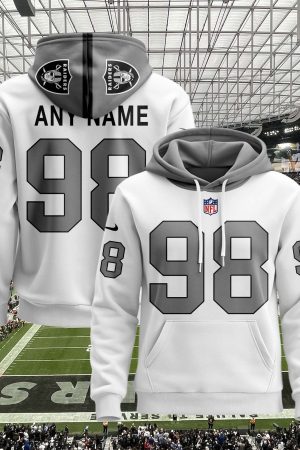 Las Vegas Raiders Personalized Name And Number NFL 3D Hoodie Style Genxprint
