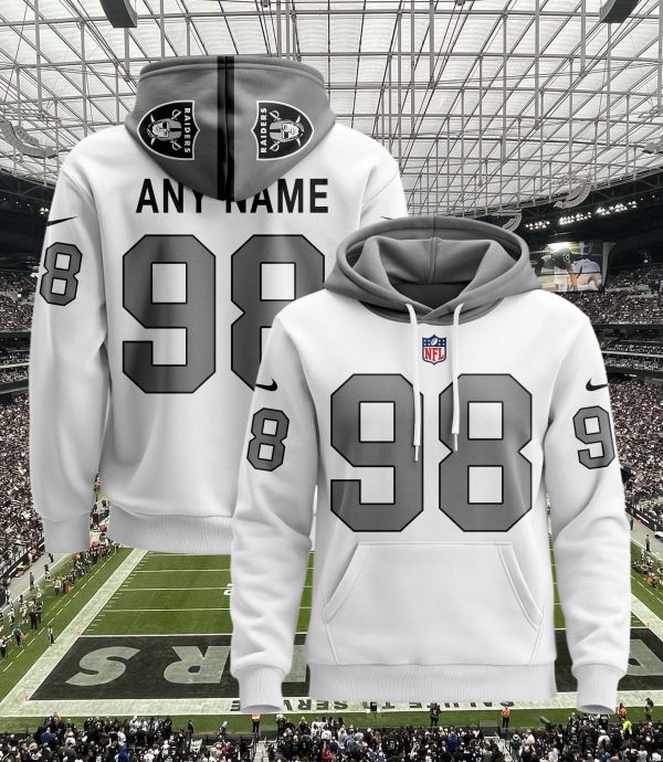 Las Vegas Raiders Personalized Name And Number NFL 3D Hoodie Style Genxprint