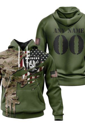 Las Vegas Raiders Special Camo Design 3D printed Sweatshirt Hoodie Zipped Hoodie Genxprint