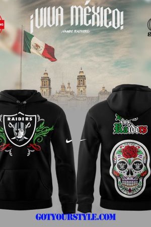 Las Vegas Raiders Viva Los Raiders Limited Black Hoodie Genxprint