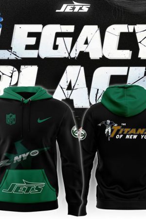 Legacy Black New York Jets The Titans Hoodie Genxprint