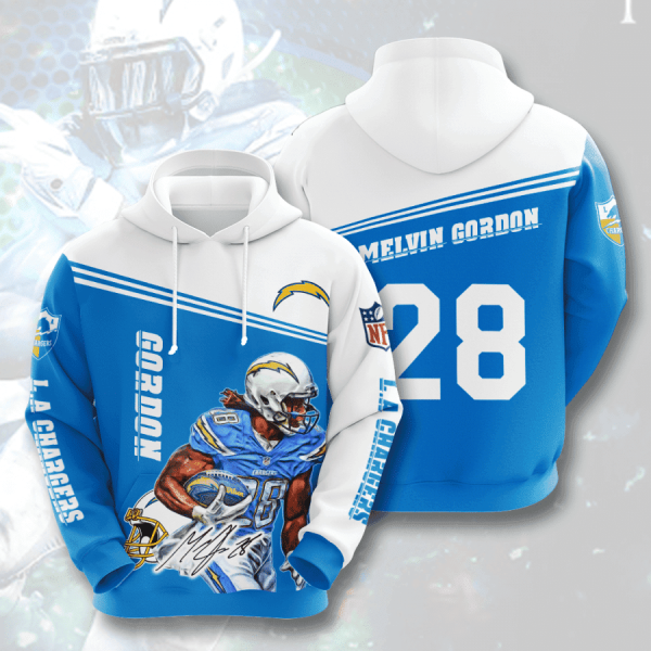 Los Angeles Chargers Hoodie Genxprint