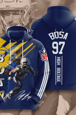 Los Angeles Chargers Joey Bosa Hoodie Genxprint