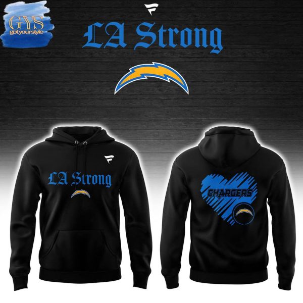 Los Angeles Chargers LA Strong Hoodie Genxprint