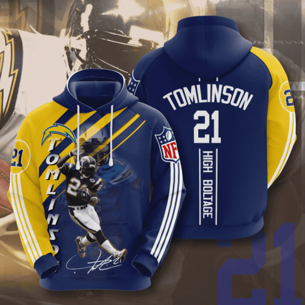 Los Angeles Chargers Ladainian Tomlinson Hoodie Genxprint
