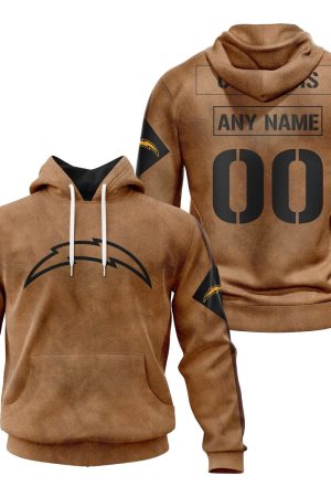 Los Angeles Chargers Salute To Service Club 3D printed Sweatshirt Hoodie Zipped Hoodie Genxprint