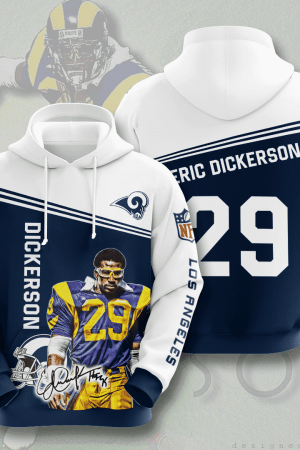 Los Angeles Rams Eric Dickerson 29 Hoodie Genxprint