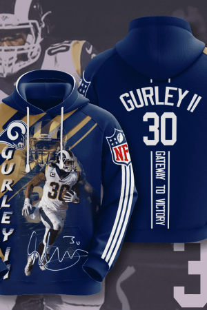 Los Angeles Rams Todd Gurley II Hoodie Genxprint