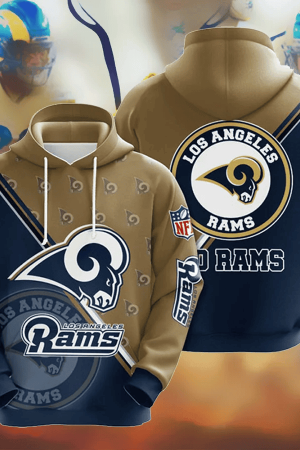 Los Angles Rams Basic NFL Football Team Hoodie Genxprint
