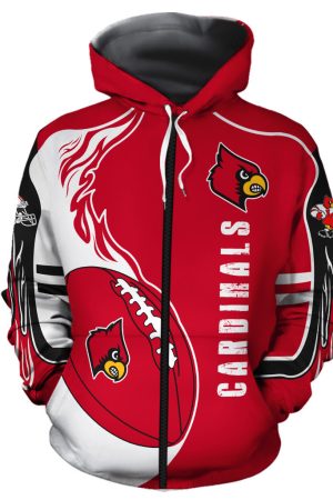 Louisville Cardinal Hoodie Genxprint