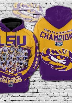 Lsu Tigers Hoodie Genxprint