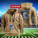 Memphis Tigers Quarter Zip Hoodie Style Genxprint