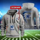 Memphis Tigers Quarter Zip Hoodie Style Genxprint