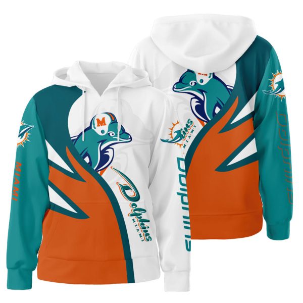 Miami Dolphins 3D All Over Print Hoodie Zip-Up Hoodie Genxprint