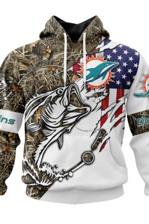 Miami Dolphins Hunting Fish NFL Football Team Hoodie Genxprint