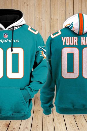 Miami Dolphins NFL Team 3D Hoodie Genxprint