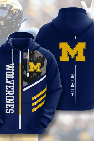 Michigan Wolverines Hoodie Zip Hoodie Genxprint