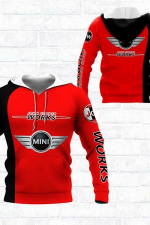 Mini John Cooper Works Shirt Fan Gift 683 Stylist Unisex 3d Hoodie Zip Hoodie Genxprint