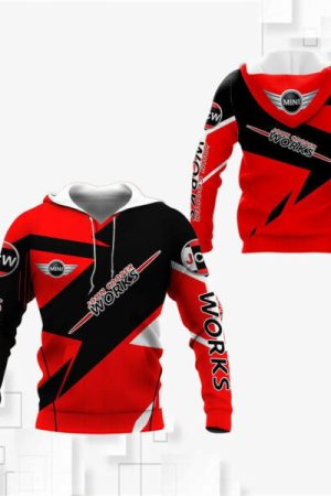 Mini John Cooper Works Shirt Fan Gift 687 Stylist Unisex 3d Hoodie Zip Hoodie Genxprint