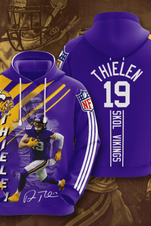 Minnesota Vikings Adam Thielen Hoodie Genxprint