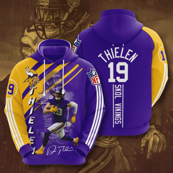 Minnesota Vikings Adam Thielen Hoodie Genxprint