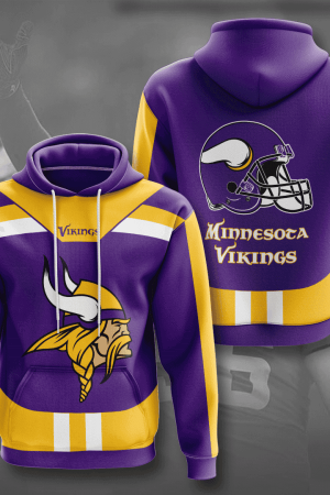 Minnesota Vikings Basic NFL Hoodie Style Genxprint