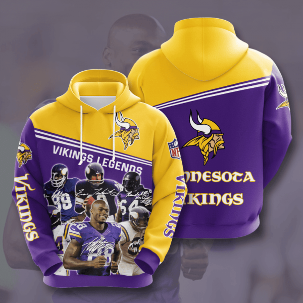 Minnesota Vikings Legends Hoodie Style Genxprint