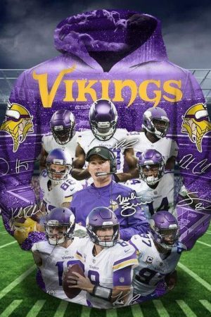 Minnesota Vikings NFL Football Hoodie Style Genxprint