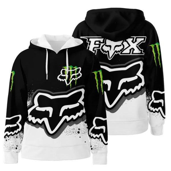 Monster Energy And Fox Racing 3D All Over Print Hoodie Zip-Up Hoodie Genxprint