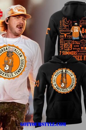 Morgan Wallen Live In Knoxville Tennessee Black Limited Hoodie Genxprint