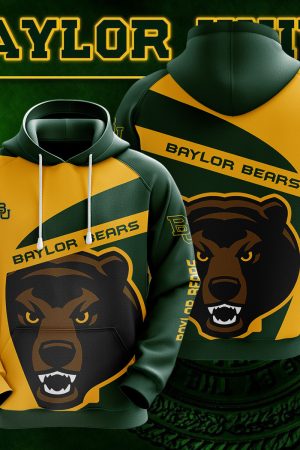 NCAA Baylor Bears 3D Hoodie Genxprint
