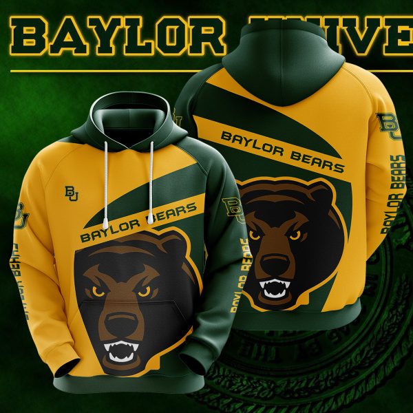 NCAA Baylor Bears 3D Hoodie Genxprint
