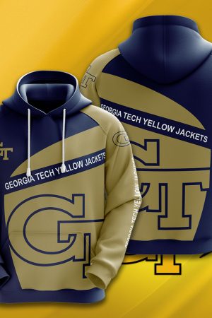 NCAA Georgia Tech Yellow Jackets 3D Hoodie Genxprint