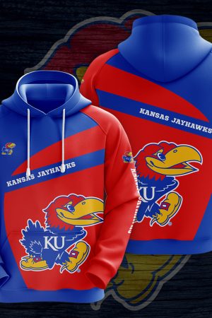 NCAA Kansas Jayhawks 3D Hoodie Genxprint